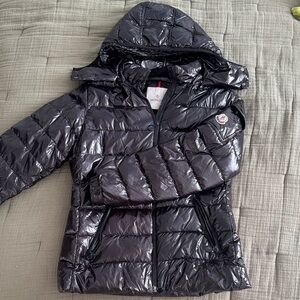 Moncler Shiny Black Puffer Jacket